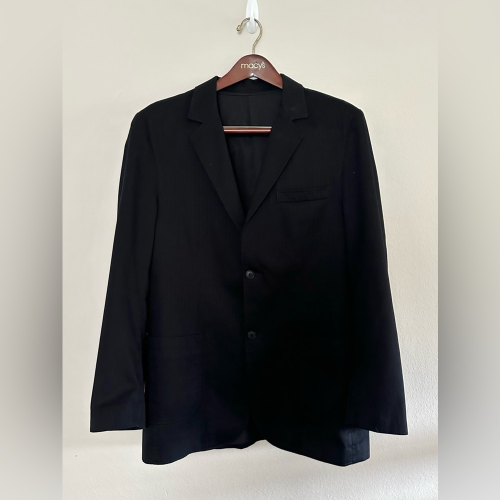 Saks Fifth Avenue Men's Black Suit Jacket Blazer XL
